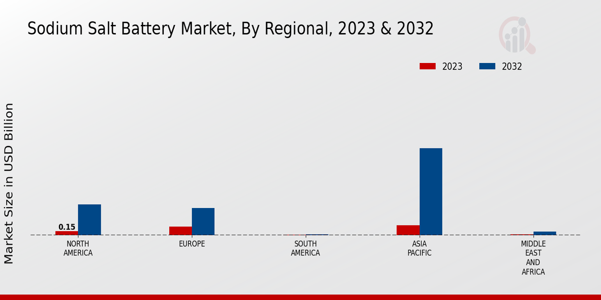 Sodium Salt Battery Market Regional Insights