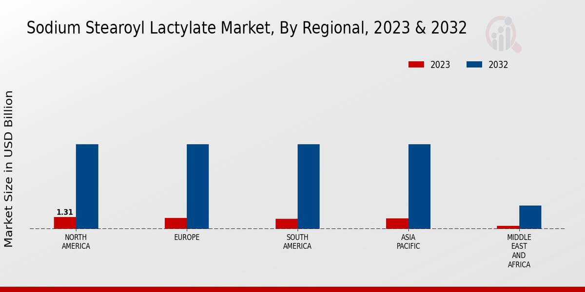 Sodium Stearoyl Lactylate Market By Region