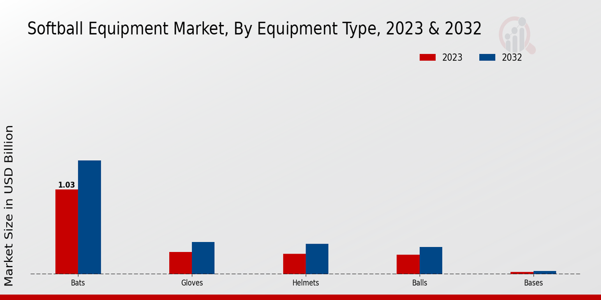 Softball Equipment Market Equipment Type Insights