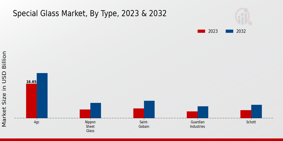 Special Glass Market Type Insights