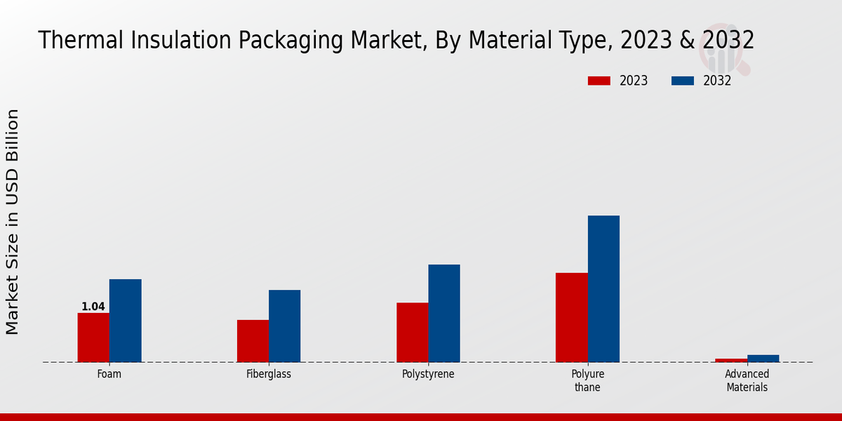 Thermal Insulation Packaging Market Material Type Insights  