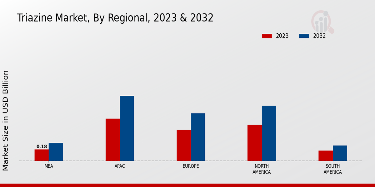 Triazine Market Regional Insights