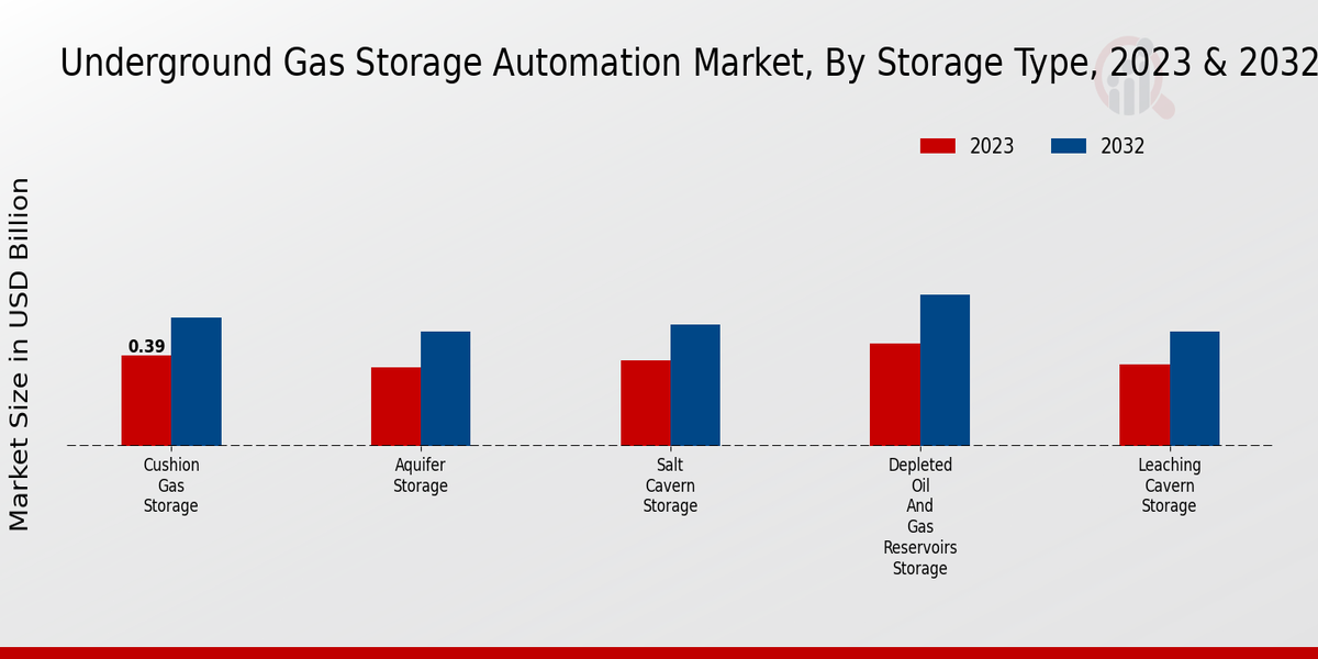 Underground Gas Storage Automation Market Storage Type Insights  