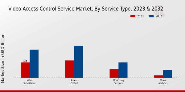 Video Access Control Service Market Service Type