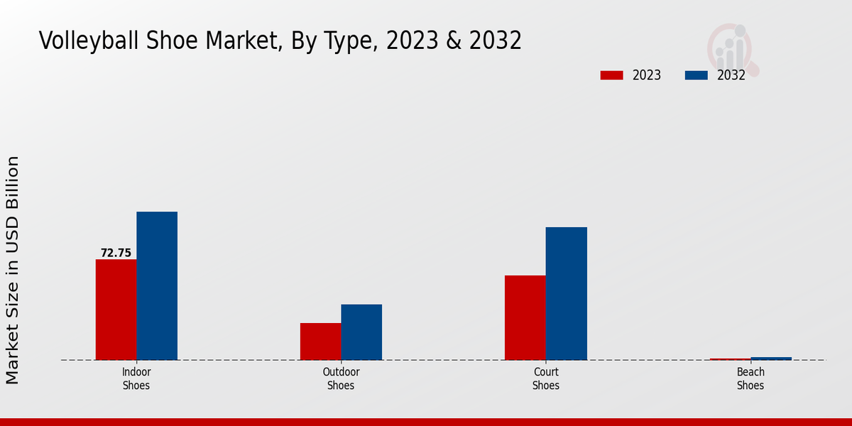 Volleyball Shoe Market Type