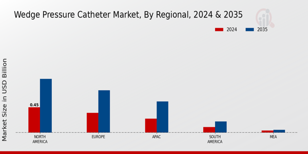 Wedge Pressure Catheter Market Regional Insights