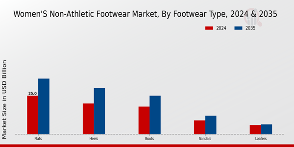 Womens Non Athletic Footwear Market Segment