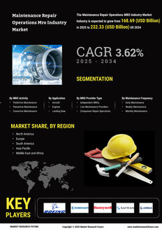 Maintenance Repair Operations Mro Industry Market