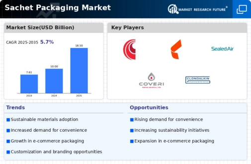 Sachet Packaging Market Research Report—Global Forecast till 2034 Infographic