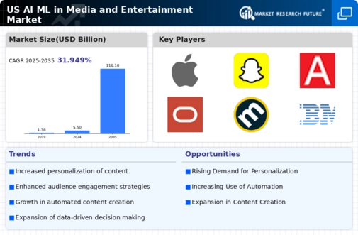 US AI/ML in Media and Entertainment Market Research Report - Forecast till 2035 Infographic