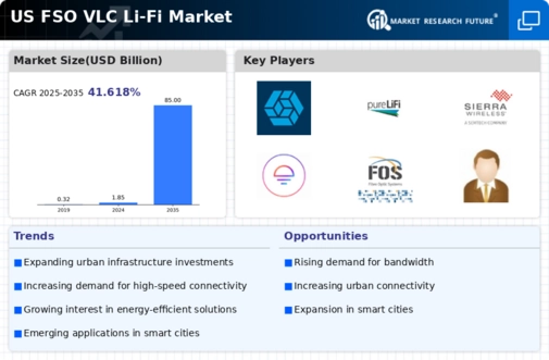 US FSO VLC Li-Fi Market Infographic