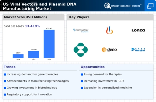 US Viral Vectors and Plasmid DNA Manufacturing Market Infographic