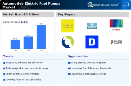 Automotive Electric Fuel Pumps Market Infographic