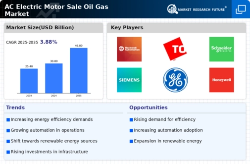 AC Electric Motor Sale Oil Gas Market Report - Global Forecast till 2034 Infographic
