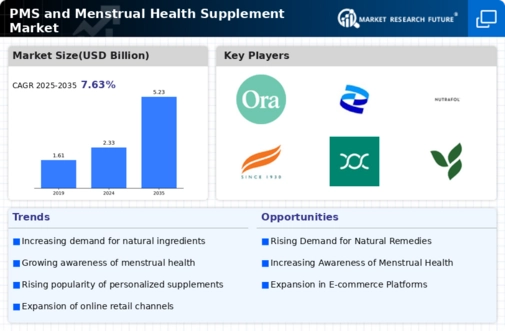 PMS and Menstrual Health Supplement Market Research Report — Global Forecast till 2034 Infographic