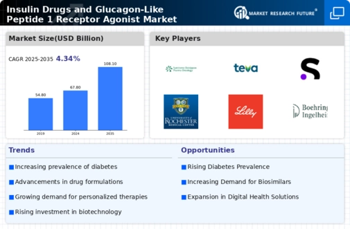 Insulin Drugs And Glucagon Like Peptide 1 Receptor Agaonist Market - Forecast till 2035 Infographic