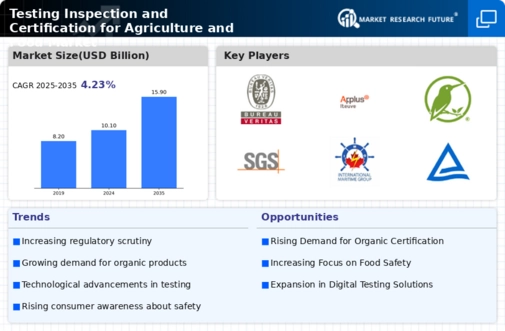 Testing Inspection and Certification for Agriculture and Food Market 2035 Infographic