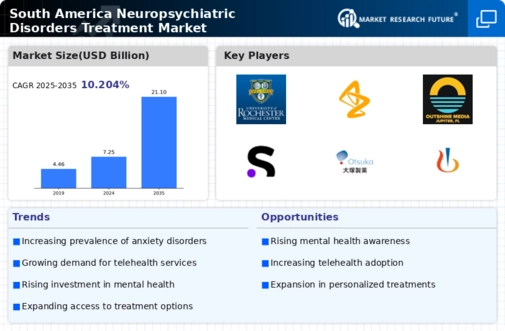 South America Neuropsychiatric Disorders Treatment Market Infographic