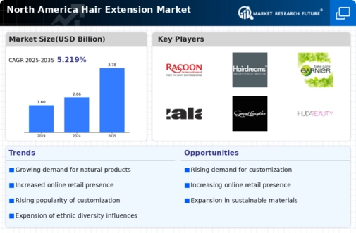 North America Hair Extension Market Research Report - Forecast Till 2035 Infographic