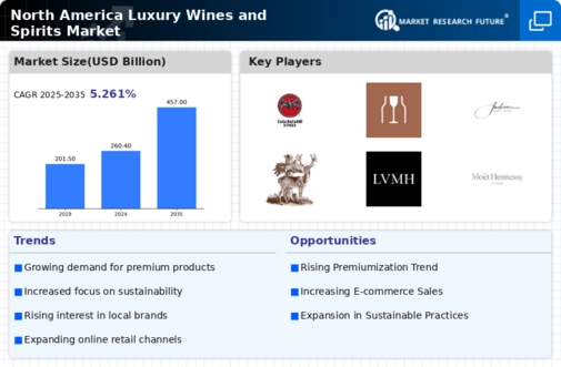 North America Luxury Wines and Spirits Market Research Report — Forecast till 2035 Infographic