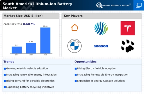 South America Lithium Ion Battery Market Research Report - Forecast till 2035 Infographic
