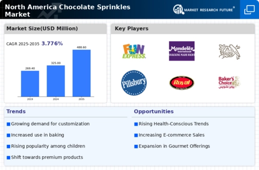North America Chocolate Sprinkles Market Infographic