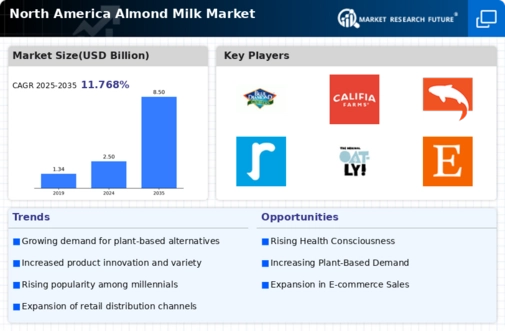 North America Almond Milk Market Research Report - Forecast Till 2035 Infographic