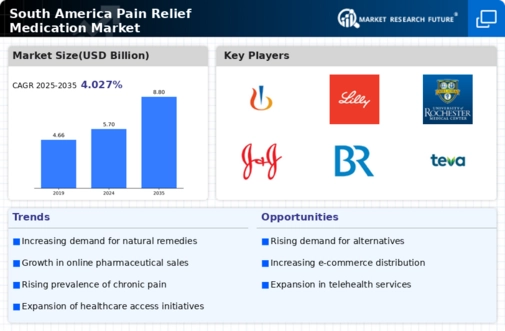 South America Pain Relief Medication Market Research Report - Forecast to 2035 Infographic