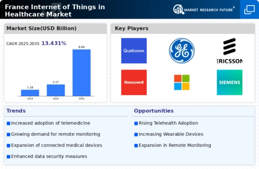 France Internet of Things in Healthcare Market Infographic