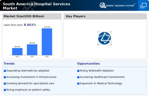 South America Hospital Services Market Infographic