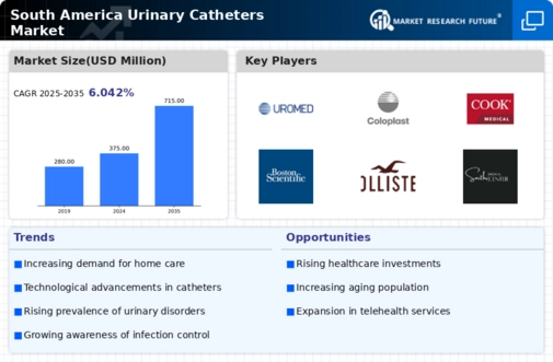 South America Urinary Catheters Market Infographic