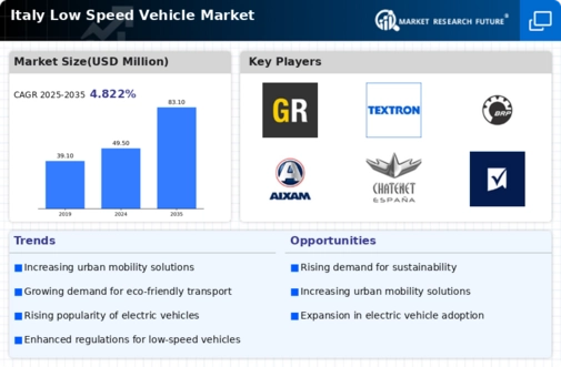 Italy Low Speed Vehicle Market Research Report-Forecast to 2035 Infographic