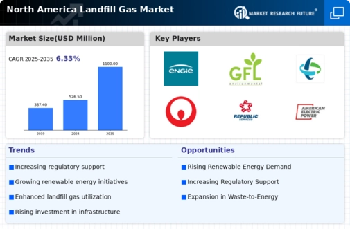 North America Landfill Gas Market Infographic