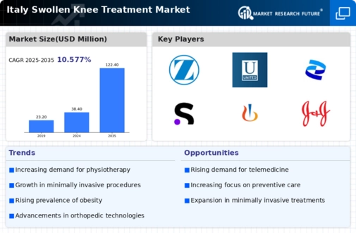 Italy Swollen Knee Treatment Market Infographic