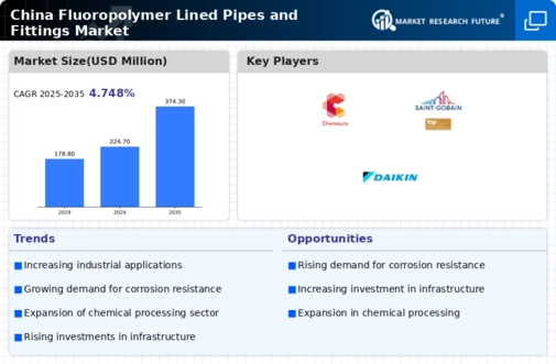 China Fluoropolymer Lined Pipes Fittings Market Research Report- Forecast to 2035 Infographic