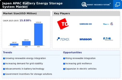 Japan APAC Battery Energy Storage System Market Research Report - Forecast to 2035 Infographic