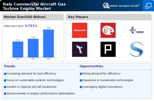 Italy Commercial Aircraft Gas Turbine Engine Market Infographic