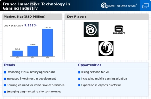 France Immersive Technology in Gaming Industry Market Research Report - Forecast to 2035 Infographic