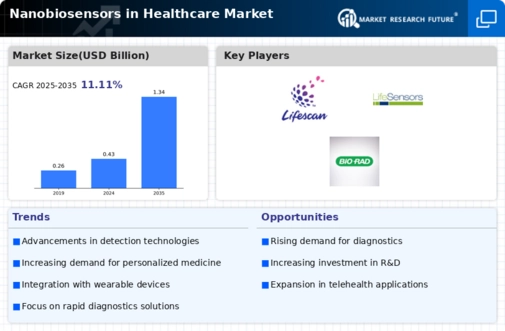 Nanobiosensors in Healthcare Market Infographic